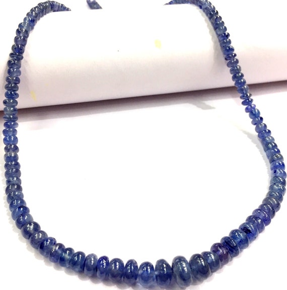 Top Quality~natural Blue Sapphire Strand Beads Blue Sapphire Gemstone Beads Smooth Sapphire Rondelle Beads Sapphire String Wholesale Price.