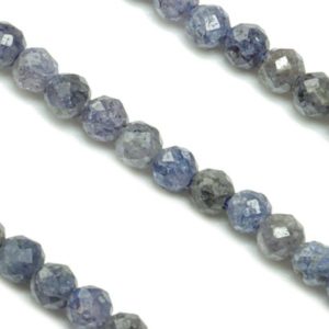 Shop Sapphire Round Beads! Sapphire Round Beads 2mm – 15.5 inch – Faceted Round Gemstone Beads – Natural Stone Beads – 2mm x 2mm – NS1475 | Natural genuine round Sapphire beads for beading and jewelry making.  #jewelry #beads #beadedjewelry #diyjewelry #jewelrymaking #beadstore #beading #affiliate #ad
