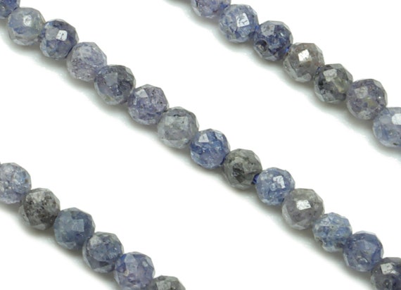 Sapphire Round Beads 2mm - 15.5 Inch - Faceted Round Gemstone Beads - Natural Stone Beads - 2mm X 2mm - Ns1475