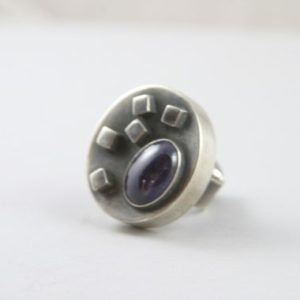 Shop Sugilite Rings! Silver Sugilite Ring | Natural genuine Sugilite rings, simple unique handcrafted gemstone rings. #rings #jewelry #shopping #gift #handmade #fashion #style #affiliate #ad