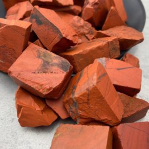 Shop Raw & Rough Red Jasper Stones! Small Sized Natural Red Jasper Rough Stones | Natural genuine stones & crystals in various shapes & sizes. Buy raw cut, tumbled, or polished gemstones for making jewelry or crystal healing energy vibration raising reiki stones. #crystals #gemstones #crystalhealing #crystalsandgemstones #energyhealing #affiliate #ad
