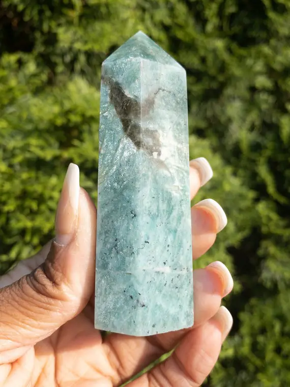 Amazonite Crystal Tower, Amazonite Crystal Point, Amazonite Crystal, Crystal Decor, Home Decor