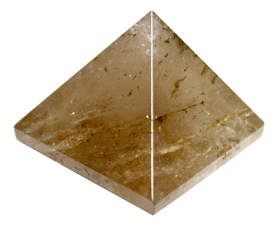 Smoky Quartz Pyramid, Reiki Healing Smokey Crystal Pyramid, Energized, Charged