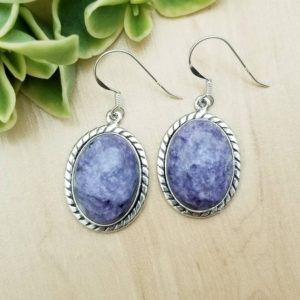 Shop Charoite Earrings! SoCute925 Big Charoite or Turquoise Dangle Earrings | Sterling Silver Big Earrings | Purple Charoite Earrings | Turquoise Southwest Jewelry | Natural genuine Charoite earrings. Buy crystal jewelry, handmade handcrafted artisan jewelry for women.  Unique handmade gift ideas. #jewelry #beadedearrings #beadedjewelry #gift #shopping #handmadejewelry #fashion #style #product #earrings #affiliate #ad