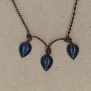 Shop Sodalite Necklaces! Sodalite Adjustable Leather Necklace Handmade by Chris Hay | Natural genuine Sodalite necklaces. Buy crystal jewelry, handmade handcrafted artisan jewelry for women.  Unique handmade gift ideas. #jewelry #beadednecklaces #beadedjewelry #gift #shopping #handmadejewelry #fashion #style #product #necklaces #affiliate #ad