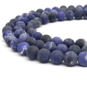 Shop Sodalite Beads! Sodalite Beads, Sodalite, Matte Beads, Beads for Jewelry Making, Blue Beads 8mm Beads 6mm Beads, Natural Beads, Frosted Beads, Blue Sodalite | Natural genuine beads Sodalite beads for beading and jewelry making.  #jewelry #beads #beadedjewelry #diyjewelry #jewelrymaking #beadstore #beading #affiliate #ad
