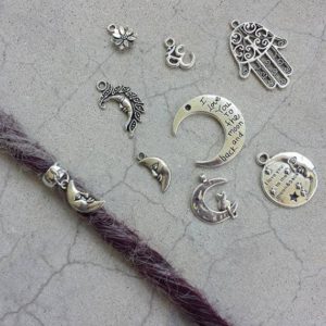 Shop Dread Beads! Spiritual Witch Hair Cuff, Dreadlock Beads, Braid Beads, Witch Jewelry, Dread Beads, Dreadlock Cuff, Moon Dread Bead, Spiritual Hair Cuff | Natural genuine beads Gemstone beads for beading and jewelry making.  #jewelry #beads #beadedjewelry #diyjewelry #jewelrymaking #beadstore #beading #affiliate #ad