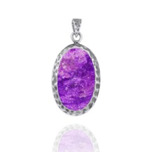 Shop Sugilite Necklaces! Sugilite Necklace – 925 sterling silver pendant with Sugilite Stone – Hand Made – Natural Gemstone – Boho Style Jewelry | Natural genuine Sugilite necklaces. Buy crystal jewelry, handmade handcrafted artisan jewelry for women.  Unique handmade gift ideas. #jewelry #beadednecklaces #beadedjewelry #gift #shopping #handmadejewelry #fashion #style #product #necklaces #affiliate #ad