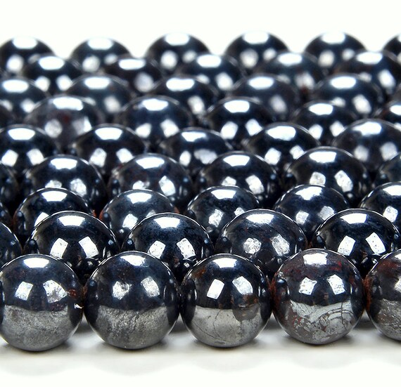 Natural Black Sugilite Gemstone Round 4mm 5mm 6mm Loose Beads 7.5 Inch Half Strand (d181)
