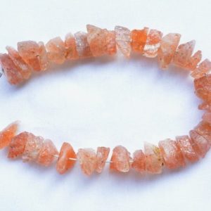 Shop Sunstone Chip & Nugget Beads! Rough Sunstone Beads, Sunstone Gemstone Raw Beads, Raw Gemstone, Rough Gemstone Beads 8mm To 13mm, 6 Inch Strand | Natural genuine chip Sunstone beads for beading and jewelry making.  #jewelry #beads #beadedjewelry #diyjewelry #jewelrymaking #beadstore #beading #affiliate #ad