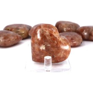 Shop Sunstone Shapes! Sunstone puffy heart – Sun energy, Personal power, Abundance, Happiness, Joy | Natural genuine stones & crystals in various shapes & sizes. Buy raw cut, tumbled, or polished gemstones for making jewelry or crystal healing energy vibration raising reiki stones. #crystals #gemstones #crystalhealing #crystalsandgemstones #energyhealing #affiliate #ad