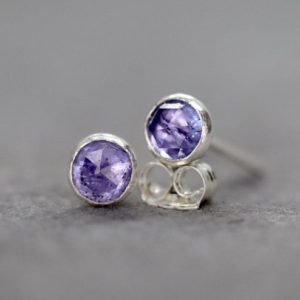 Shop Tanzanite Earrings! Rare Tanzanite Stud Earrings, Natural Tanzanite Earrings, December Birthstone Gift, 3mm 4mm Blue Tanzanite Sterling Silver or Gold Studs | Natural genuine Tanzanite earrings. Buy crystal jewelry, handmade handcrafted artisan jewelry for women.  Unique handmade gift ideas. #jewelry #beadedearrings #beadedjewelry #gift #shopping #handmadejewelry #fashion #style #product #earrings #affiliate #ad