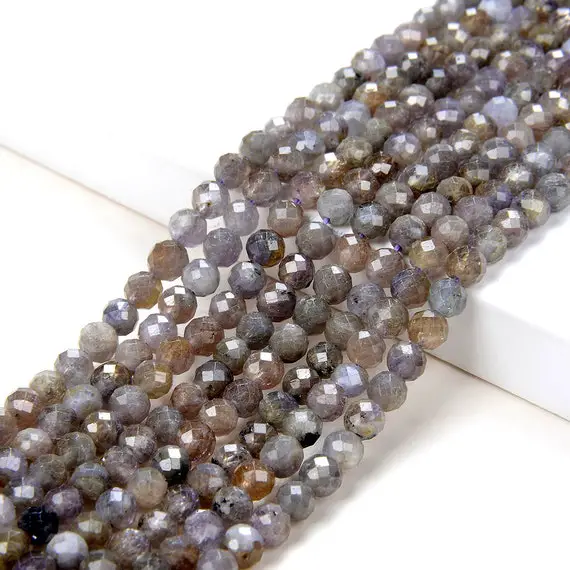 Natural Tanzanite Gemstone Grade A Micro Faceted Round 3mm 4mm Loose Beads (p45)