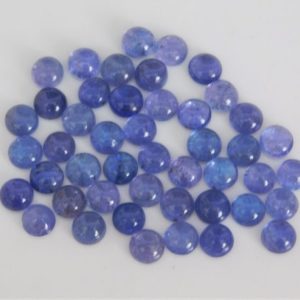 Natural Tanzanite Smooth Cabochon Round Calibrated sizes 4x4mm to 12x12mm Opaque Tanzanite loose gemstone jewelry making stone. | Natural genuine stones & crystals in various shapes & sizes. Buy raw cut, tumbled, or polished gemstones for making jewelry or crystal healing energy vibration raising reiki stones. #crystals #gemstones #crystalhealing #crystalsandgemstones #energyhealing #affiliate #ad