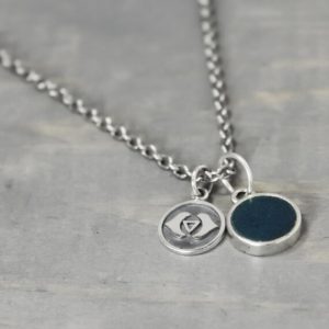 Shop Azurite Necklaces! Third Eye Chakra Necklace – Blue Azurite Necklace – Crystal Necklace | Natural genuine Azurite necklaces. Buy crystal jewelry, handmade handcrafted artisan jewelry for women.  Unique handmade gift ideas. #jewelry #beadednecklaces #beadedjewelry #gift #shopping #handmadejewelry #fashion #style #product #necklaces #affiliate #ad