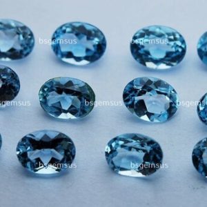 Shop Topaz Shapes! 27 pcs, Finest Quality,Sky Blue Topaz Faceted Oval Shaped Loose Stones, 7x5mm,Finest Quality – | Natural genuine stones & crystals in various shapes & sizes. Buy raw cut, tumbled, or polished gemstones for making jewelry or crystal healing energy vibration raising reiki stones. #crystals #gemstones #crystalhealing #crystalsandgemstones #energyhealing #affiliate #ad