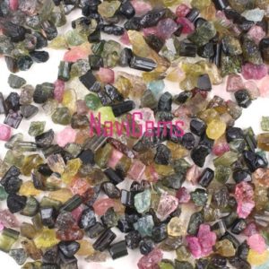 Shop Tourmaline Chip & Nugget Beads! AAA Quality 50 Pieces Natural Multi Tourmaline,Rough Tourmaline,7-8mm,Tourmaline,Multi Stone,Multi Gemstone, Tourmaline Rough,Rough Gemstone | Natural genuine chip Tourmaline beads for beading and jewelry making.  #jewelry #beads #beadedjewelry #diyjewelry #jewelrymaking #beadstore #beading #affiliate #ad