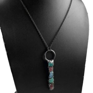 Shop Tourmaline Pendants! Natural Multi Gemstone Bar Pendant  Aquamarine Pendant  Ruby Pendant  Apatite Pendant  Healing Pendant  Chain Pendant  Womens Jewelry | Natural genuine Tourmaline pendants. Buy crystal jewelry, handmade handcrafted artisan jewelry for women.  Unique handmade gift ideas. #jewelry #beadedpendants #beadedjewelry #gift #shopping #handmadejewelry #fashion #style #product #pendants #affiliate #ad