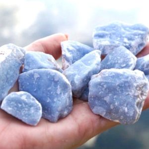 Shop Raw & Rough Angelite Stones! Tumbled or Raw ANGELITE Crystals or Polished Medium Size Stones – This Healing Crystal can give the frequency of Angels – Blue Angelite | Natural genuine stones & crystals in various shapes & sizes. Buy raw cut, tumbled, or polished gemstones for making jewelry or crystal healing energy vibration raising reiki stones. #crystals #gemstones #crystalhealing #crystalsandgemstones #energyhealing #affiliate #ad
