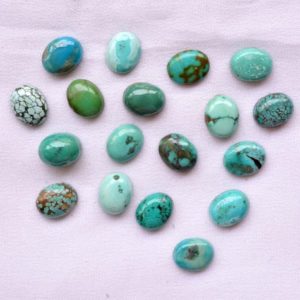 Shop Turquoise Cabochons! 5 Pieces Lot, Natural Tibetan Turquoise Cabochons, Tibetan Turquoise Oval Shape Cabochon, 8x10mm, Turquoise Loose Gemstone | Natural genuine stones & crystals in various shapes & sizes. Buy raw cut, tumbled, or polished gemstones for making jewelry or crystal healing energy vibration raising reiki stones. #crystals #gemstones #crystalhealing #crystalsandgemstones #energyhealing #affiliate #ad