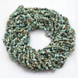 Shop Turquoise Chip & Nugget Beads! 34" Strand Beautiful Natural Tibetan Turquoise Uncut Chips Gemstone Beads, Smooth Raw Rough Nuggets Beads,AAA Quality, Turquoise,Uncut Chips | Natural genuine chip Turquoise beads for beading and jewelry making.  #jewelry #beads #beadedjewelry #diyjewelry #jewelrymaking #beadstore #beading #affiliate #ad
