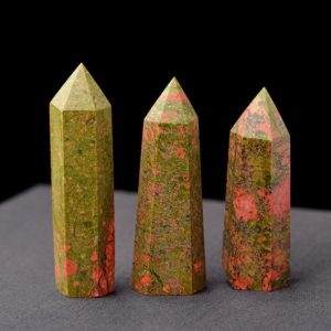 Shop Unakite Points & Wands! Unakite Pointed Hexagonal Gemstone, Healing Crystal Wands Natural Crystal Tower Column Quartz Meditation Stone for Jewelry Making 50-70mm | Natural genuine stones & crystals in various shapes & sizes. Buy raw cut, tumbled, or polished gemstones for making jewelry or crystal healing energy vibration raising reiki stones. #crystals #gemstones #crystalhealing #crystalsandgemstones #energyhealing #affiliate #ad