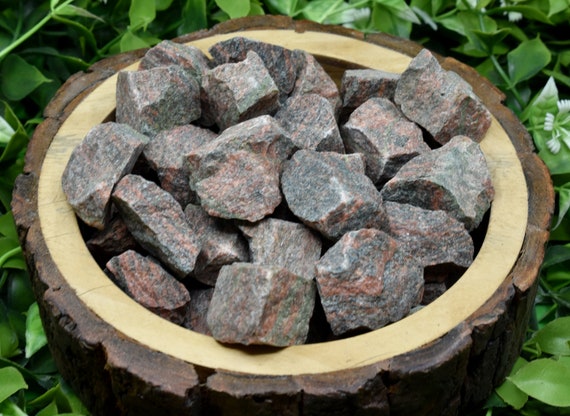 Unakite Rough Natural Stones 1 Inch Unakite Raw Stones Natural Crystals