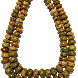 Shop Unakite Rondelle Beads! Unakite Smooth Rondelle Gemstone Bead Natural Unakite Smooth Beads 8-11MM Unakite Rondelle Bead Beautiful Unakite Smooth Rondelle Beads 18’’ | Natural genuine rondelle Unakite beads for beading and jewelry making.  #jewelry #beads #beadedjewelry #diyjewelry #jewelrymaking #beadstore #beading #affiliate #ad