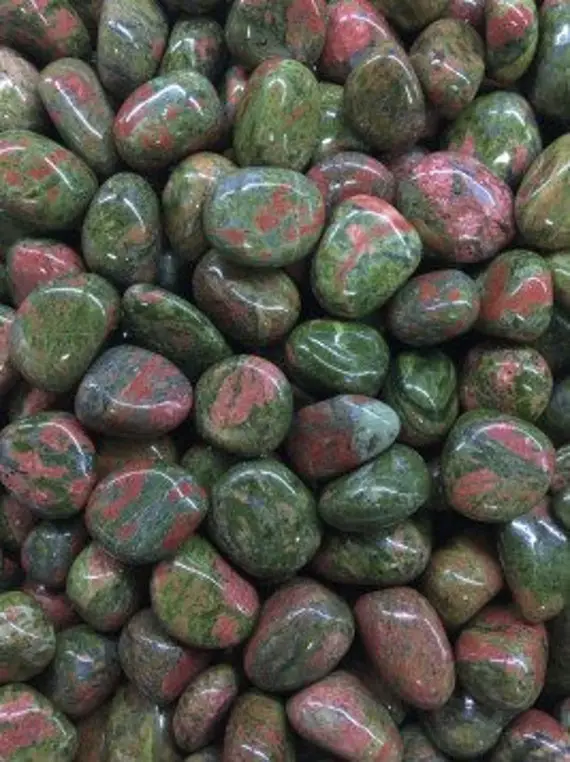 Unakite Tumbled Stones Origin China
