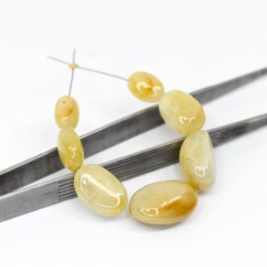 Shop Yellow Sapphire Beads! Vintage Yellow Sapphire Nugget Beads from Burma ~ Old Untreated Burma Yellow Sapphire ~ 7 PC ~ 85 Carats ~ Natural Gemstone | Natural genuine chip Yellow Sapphire beads for beading and jewelry making.  #jewelry #beads #beadedjewelry #diyjewelry #jewelrymaking #beadstore #beading #affiliate #ad