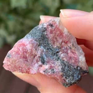 Shop Raw & Rough Rhodonite Stones! You Pick! Rhodonite Crystal! Raw Rough Natural | Natural genuine stones & crystals in various shapes & sizes. Buy raw cut, tumbled, or polished gemstones for making jewelry or crystal healing energy vibration raising reiki stones. #crystals #gemstones #crystalhealing #crystalsandgemstones #energyhealing #affiliate #ad
