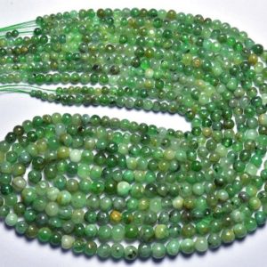 Shop Emerald Round Beads! Zambian Emerald Round Beads – 13.5 inches – Natural Smooth Emerald Round – Size is 2.5 – 5mm #2058 | Natural genuine round Emerald beads for beading and jewelry making.  #jewelry #beads #beadedjewelry #diyjewelry #jewelrymaking #beadstore #beading #affiliate #ad