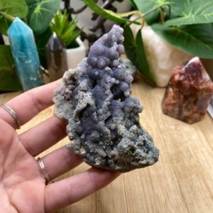 Shop Raw & Rough Agate Stones! Grape Agate crystal specimen MGRA6 Flat 1 | Natural genuine stones & crystals in various shapes & sizes. Buy raw cut, tumbled, or polished gemstones for making jewelry or crystal healing energy vibration raising reiki stones. #crystals #gemstones #crystalhealing #crystalsandgemstones #energyhealing #affiliate #ad