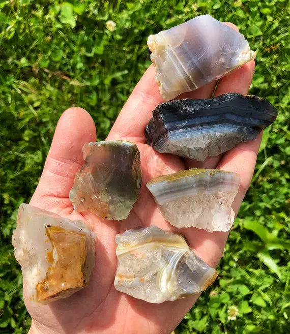 Raw Agate Stone - Rough Agate Crystal - Natural Agate Stone - Raw Crystals And Stones - Agate Raw - Natural Crystals - Crystal Agate