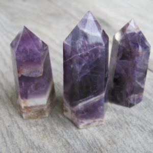 ONE (1) Amethyst Tower, Polished Gemstone Point, Obelisk Mineral Specimen, Meditation Stone, Reiki, 2- 2 3/8 inches 50mm – 60mm SMAQ | Natural genuine stones & crystals in various shapes & sizes. Buy raw cut, tumbled, or polished gemstones for making jewelry or crystal healing energy vibration raising reiki stones. #crystals #gemstones #crystalhealing #crystalsandgemstones #energyhealing #affiliate #ad