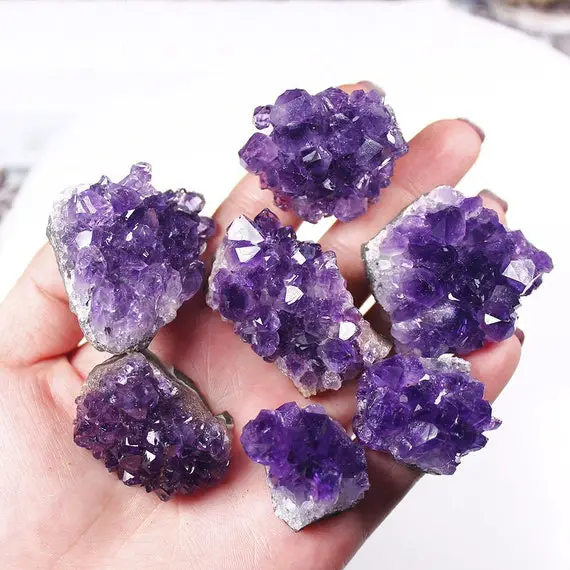Raw Amethyst Cluster In Various Sizes
