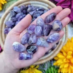 Amethyst Tumble – Third Eye Chakra – Amethyst Stones – No. 431 | Natural genuine stones & crystals in various shapes & sizes. Buy raw cut, tumbled, or polished gemstones for making jewelry or crystal healing energy vibration raising reiki stones. #crystals #gemstones #crystalhealing #crystalsandgemstones #energyhealing #affiliate #ad