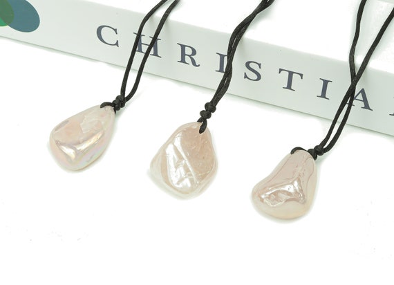 Angel Aura Quartz Pendant - Crystal Pendant – Natural Necklaces - Heling Gemstone - Gifts - Nc1100