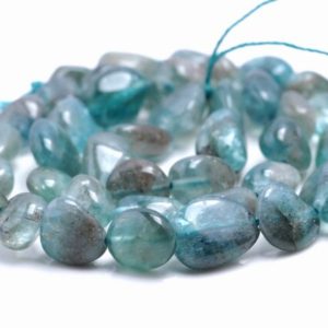 Shop Apatite Chip & Nugget Beads! 8-9MM  Apatite Gemstone Pebble Nugget Granule Loose Beads 15.5 inch Full Strand (80002173-A2) | Natural genuine chip Apatite beads for beading and jewelry making.  #jewelry #beads #beadedjewelry #diyjewelry #jewelrymaking #beadstore #beading #affiliate #ad