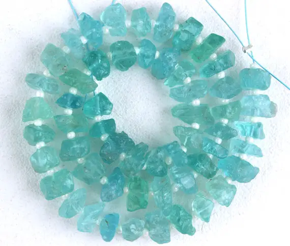 Aaa Quality 50 Piece Natural Apatite Rough,drilled Gemstone,6-8mm Approx,rough Gemstone,apatite,making Jewelry,natural Rough,wholesale Price