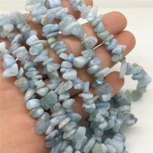 Shop Aquamarine Chip & Nugget Beads! 6-9mm Aquamarine Chip Beads, Gemstone Beads | Natural genuine chip Aquamarine beads for beading and jewelry making.  #jewelry #beads #beadedjewelry #diyjewelry #jewelrymaking #beadstore #beading #affiliate #ad