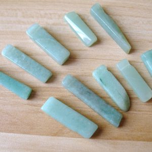Shop Aventurine Pendants! Natural Green Aventurine Slice Beads Top Drilled Aventurine Charms Pendant Beads Healing Crystal | Natural genuine Aventurine pendants. Buy crystal jewelry, handmade handcrafted artisan jewelry for women.  Unique handmade gift ideas. #jewelry #beadedpendants #beadedjewelry #gift #shopping #handmadejewelry #fashion #style #product #pendants #affiliate #ad