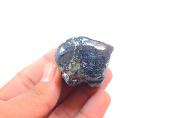 Black Tourmaline Rough, One Side Hand Polished Black Tourmaline, Raw Crystal Tourmaline, Protection Crystal, Healing Crystals And Stones.