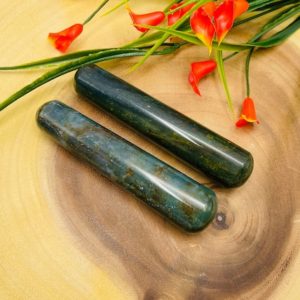 Bloodstone Wand | Hand Polish Heliotrope Stone | Bloodstone Jasper Wand | Crystal Wand | Massage Wand | Heart Chakra | Reiki | 4 inch | Natural genuine stones & crystals in various shapes & sizes. Buy raw cut, tumbled, or polished gemstones for making jewelry or crystal healing energy vibration raising reiki stones. #crystals #gemstones #crystalhealing #crystalsandgemstones #energyhealing #affiliate #ad