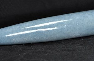 Shop Blue Calcite Points & Wands! Blue Calcite Massage Wand  8" weighs 316 grams | Natural genuine stones & crystals in various shapes & sizes. Buy raw cut, tumbled, or polished gemstones for making jewelry or crystal healing energy vibration raising reiki stones. #crystals #gemstones #crystalhealing #crystalsandgemstones #energyhealing #affiliate #ad