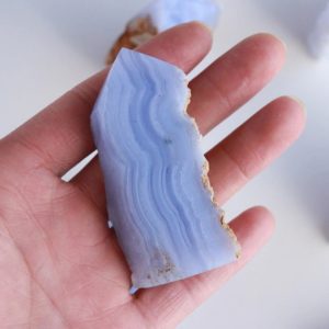 Chalcedony Point Chalcedony Point Tower Chalcedony Crystal Slice Point Healing Crystal | Natural genuine stones & crystals in various shapes & sizes. Buy raw cut, tumbled, or polished gemstones for making jewelry or crystal healing energy vibration raising reiki stones. #crystals #gemstones #crystalhealing #crystalsandgemstones #energyhealing #affiliate #ad