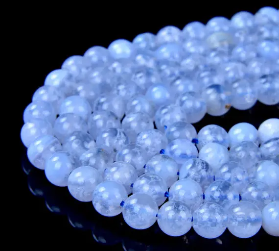 6mm Chalcedony Blue Lace Agate Gemstone Grade Aa Blue Round 6mm Loose Beads 15.5 Inch Full Strand (80007926-a271)