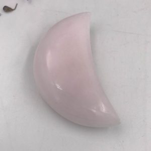 Shop Calcite Shapes! Pink Mangano Calcite Moon Palm Stone   – A Stone for Peace and Well Being | Natural genuine stones & crystals in various shapes & sizes. Buy raw cut, tumbled, or polished gemstones for making jewelry or crystal healing energy vibration raising reiki stones. #crystals #gemstones #crystalhealing #crystalsandgemstones #energyhealing #affiliate #ad