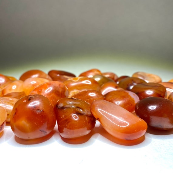 Carnelian Tumbled Stones From India