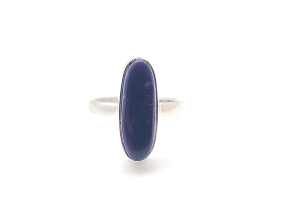Charoite Ring Size 8 // Purple Stone Charoite Ring // Charoite Silver Ring // 925 Sterling Silver // Russian Charoite
